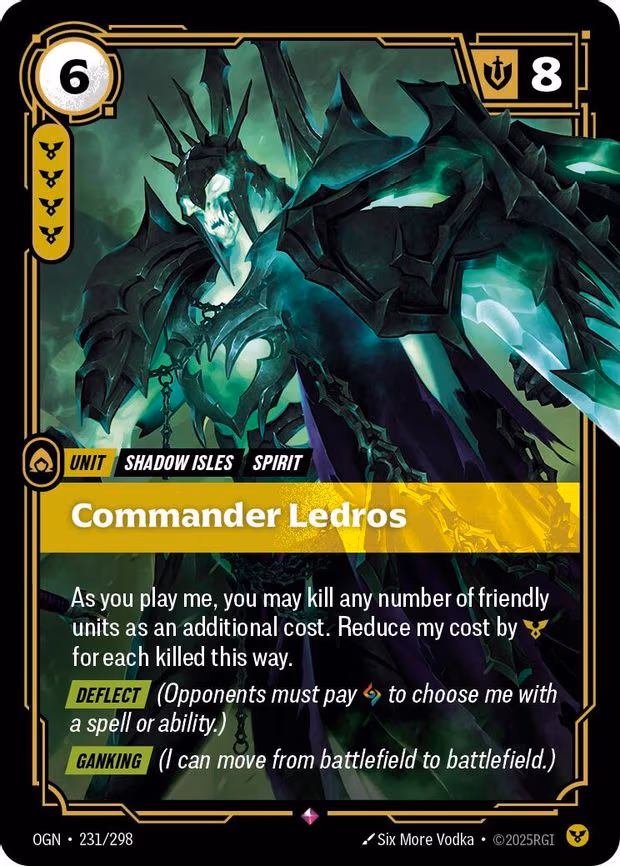Commander Ledros - Rare (231/298)