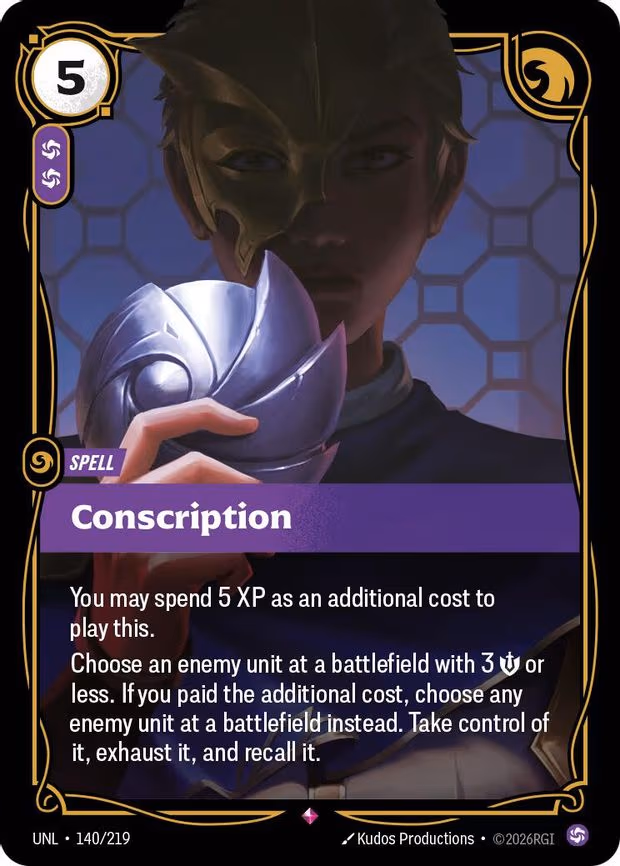 Conscription - Rare (140/219)