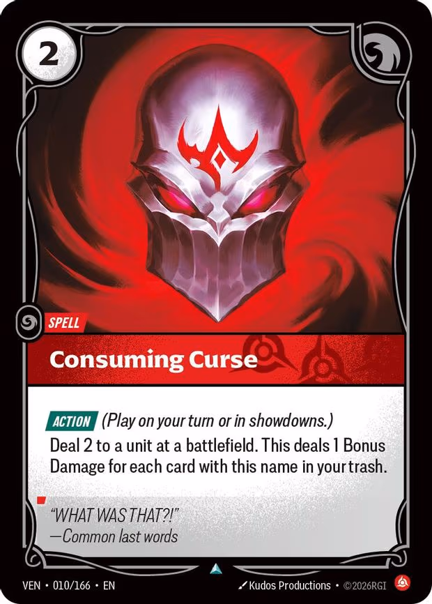 Consuming Curse - Uncommon (010/166)