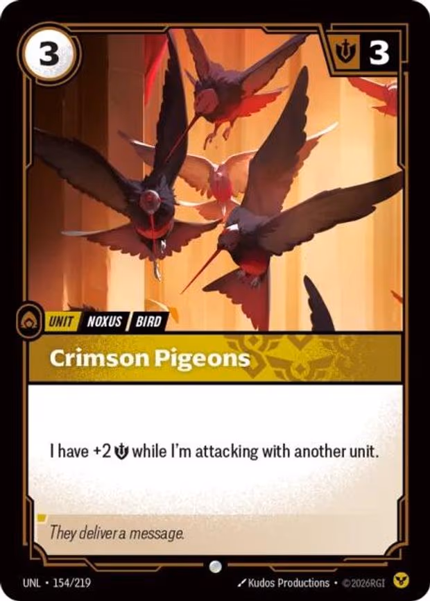 Crimson Pigeons - Common (154/219)