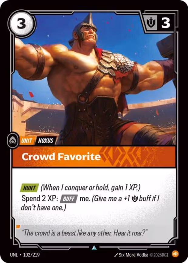 Crowd Favorite - Uncommon (102/219)