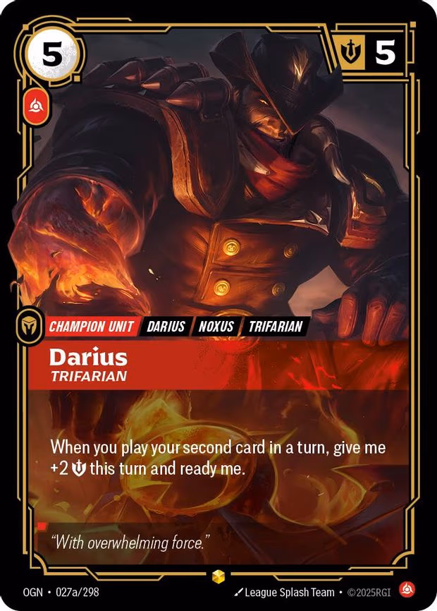 Darius - Trifarian - Showcase (027a/298)