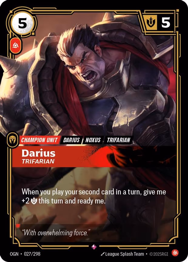 Darius - Trifarian - Rare (027/298)