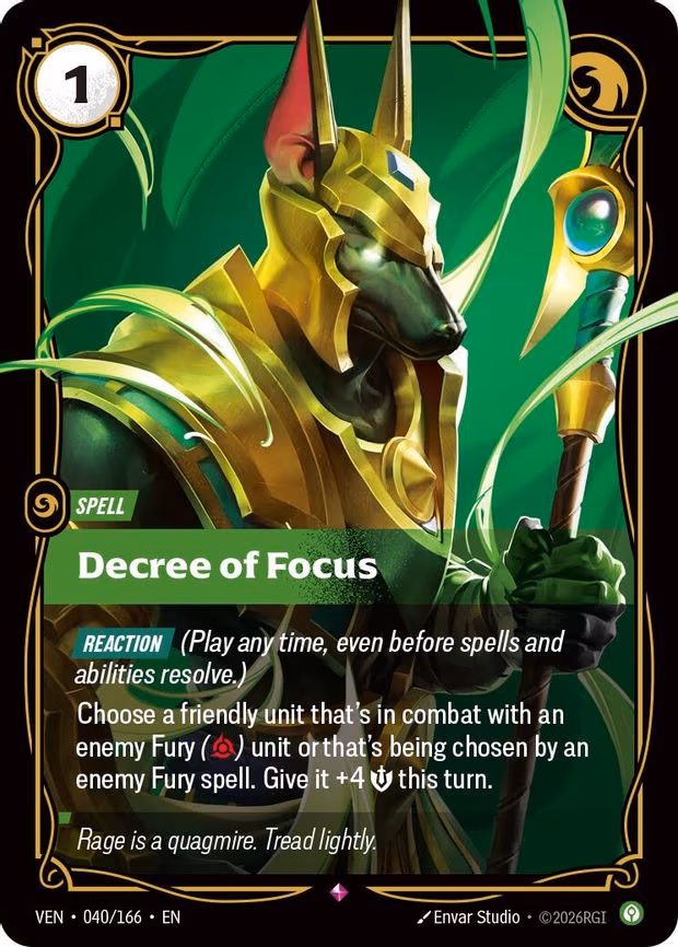 Decree of Focus - Rare (040/166)
