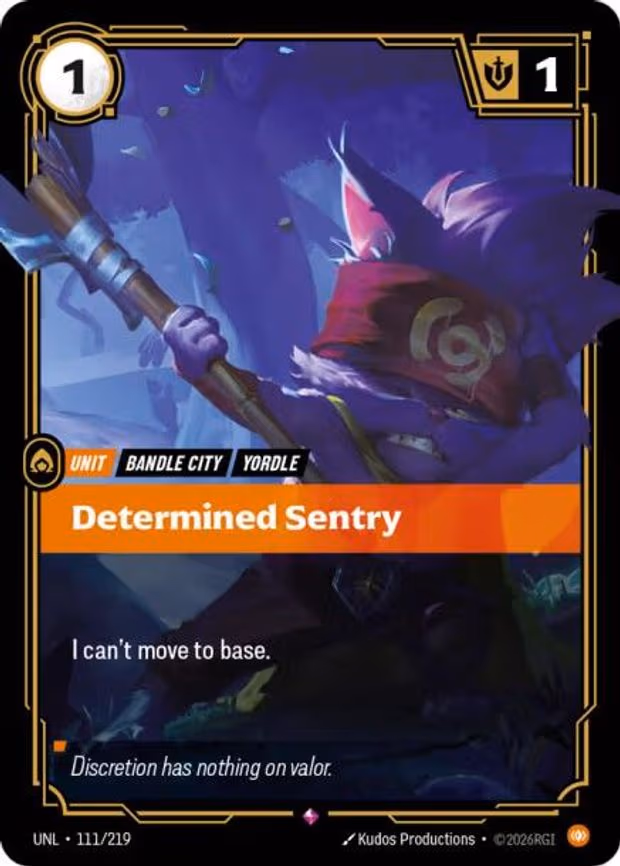 Determined Sentry - Rare (111/219)