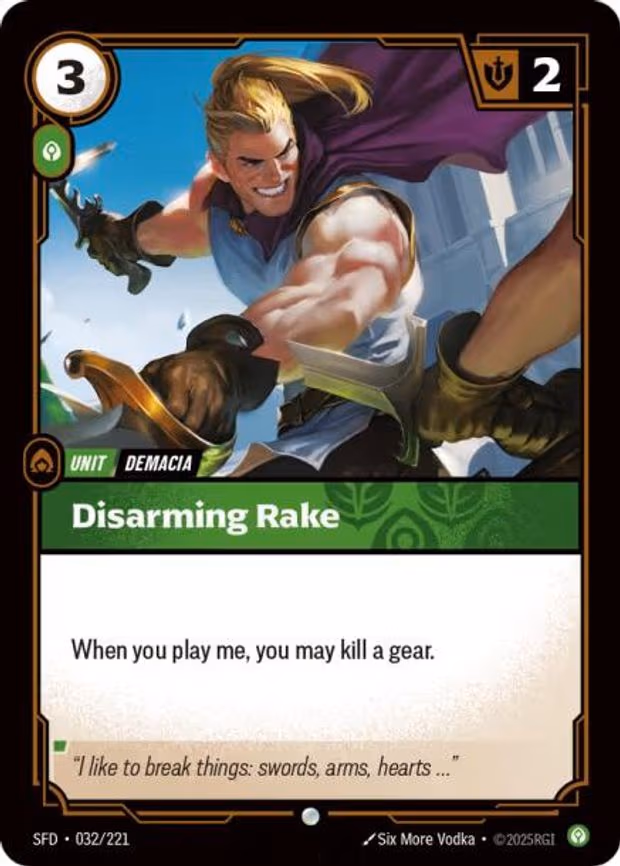 Disarming Rake - Common (032/221)