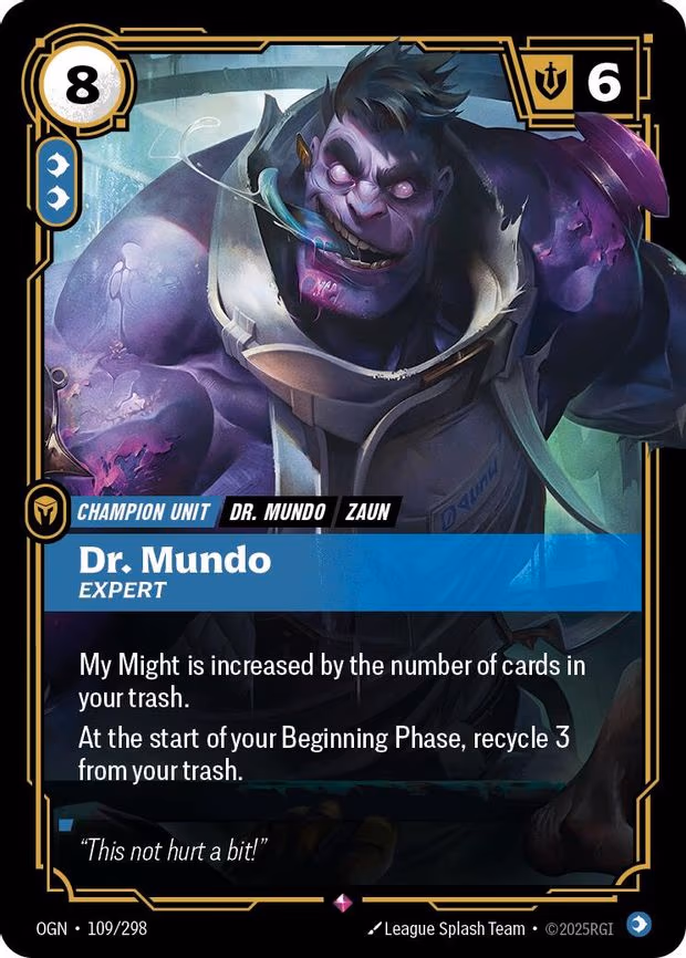 Dr. Mundo - Expert - Rare (109/298)