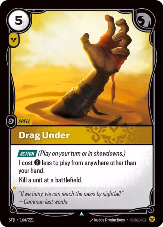 Drag Under - Uncommon (164/221)
