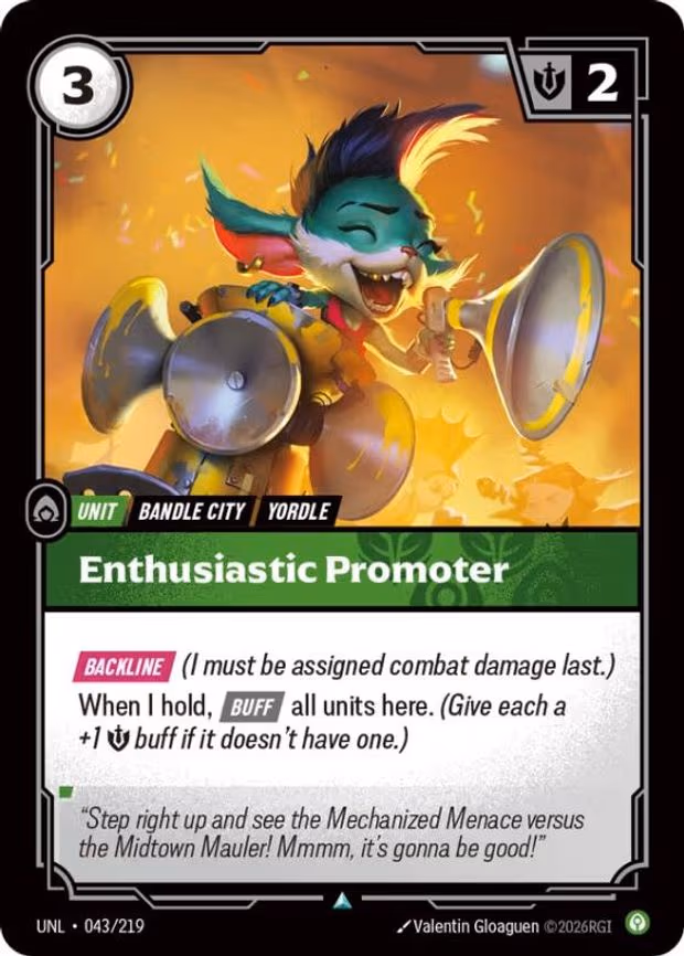Enthusiastic Promoter - Uncommon (043/219)