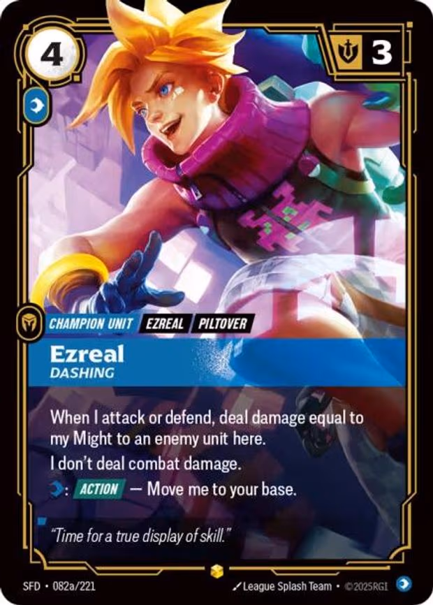 Ezreal - Dashing - Showcase (082a/221)