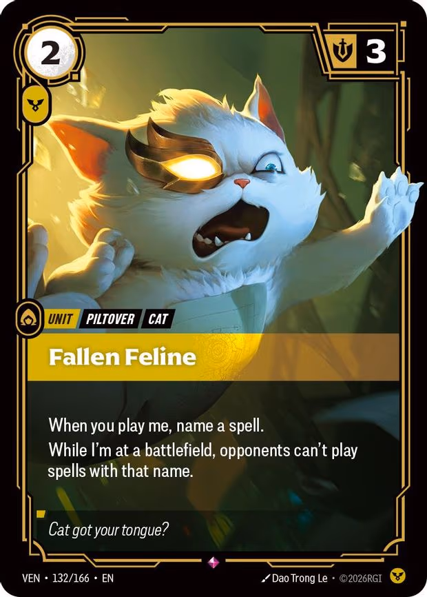 Fallen Feline - Rare (132/166)