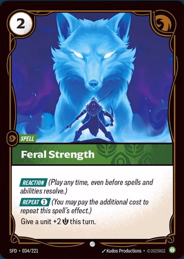Feral Strength - Common (034/221)