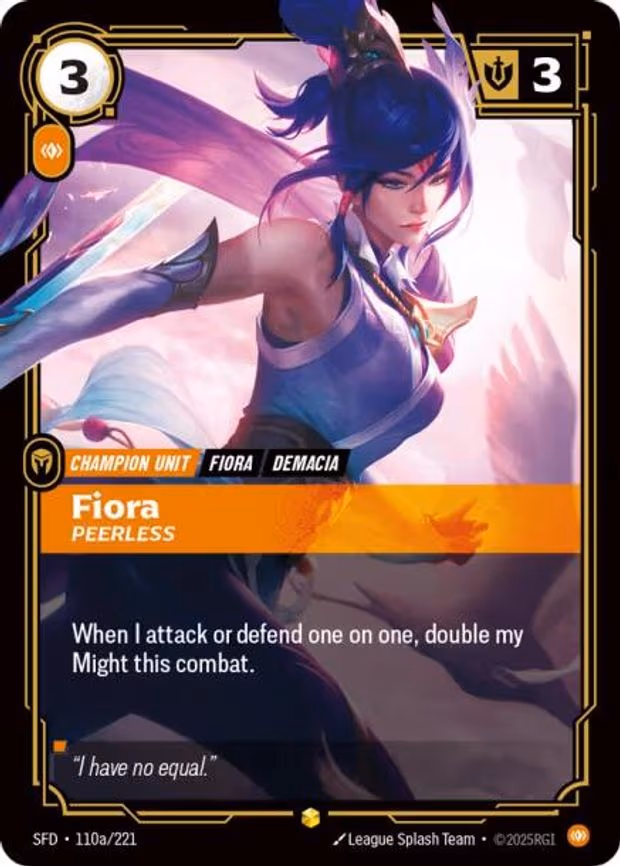 Fiora - Peerless - Showcase (110a/221)