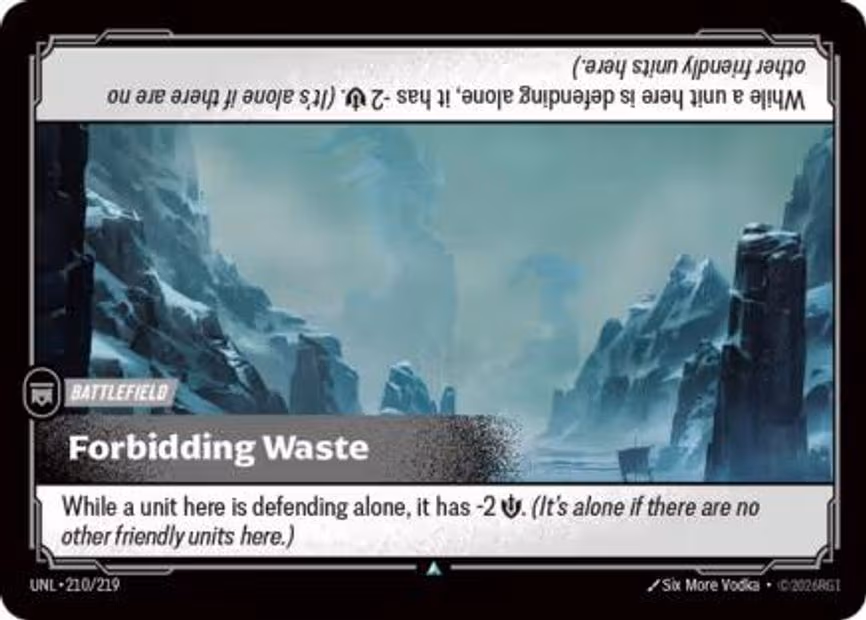 Forbidding Waste - Uncommon (210/219)
