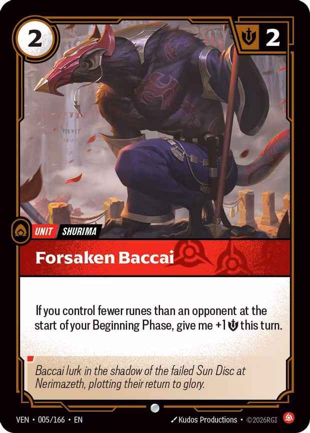 Forsaken Baccai - Common (005/166)
