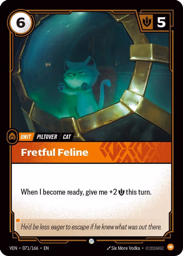 Fretful Feline - Common (071/166)