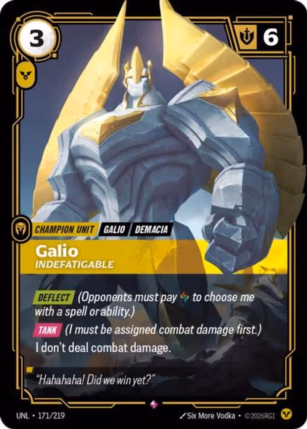 Galio - Indefatigable - Rare (171/219)