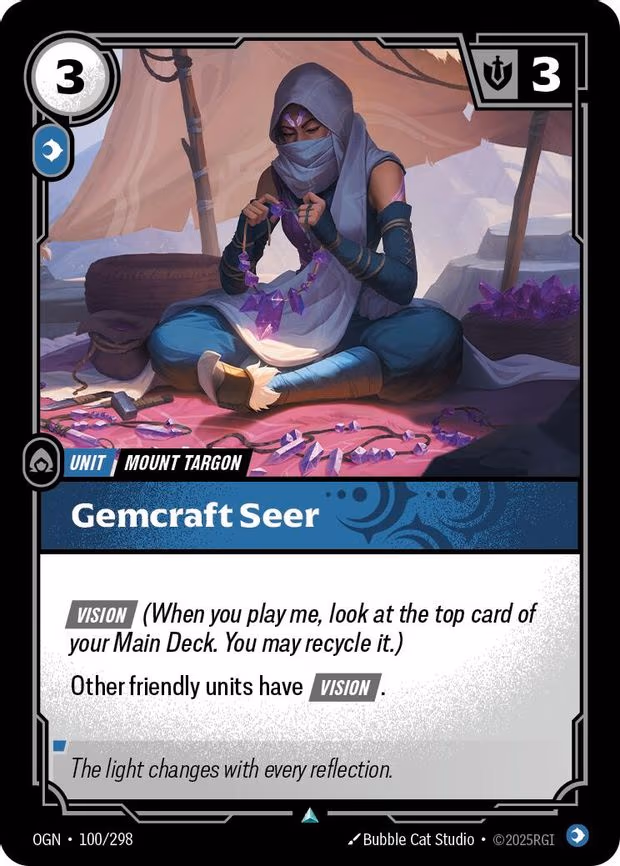 Gemcraft Seer - Uncommon (100/298)