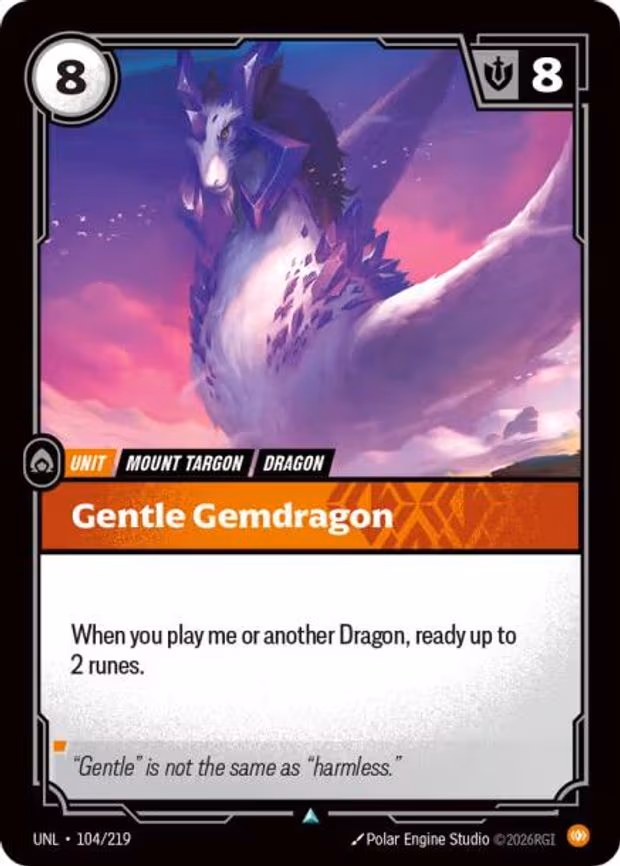 Gentle Gemdragon - Uncommon (104/219)