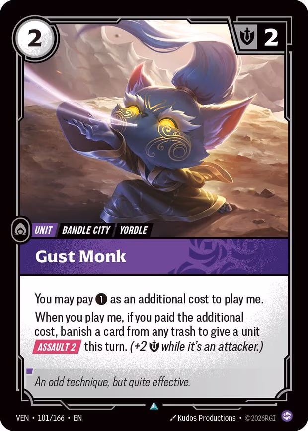 Gust Monk - Uncommon (101/166)