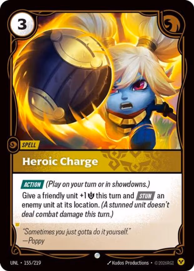 Heroic Charge - Common (155/219)
