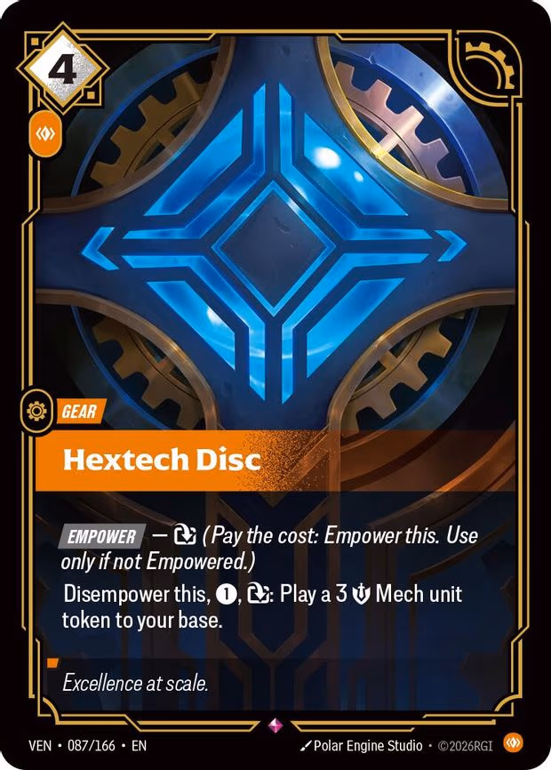Hextech Disc - Rare (087/166)