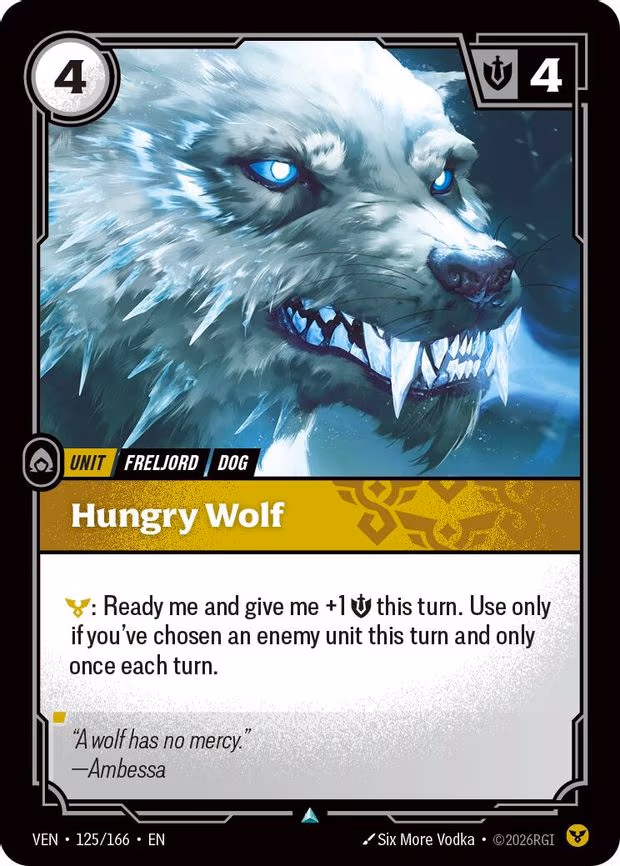 Hungry Wolf - Uncommon (125/166)