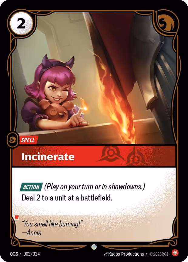 Incinerate