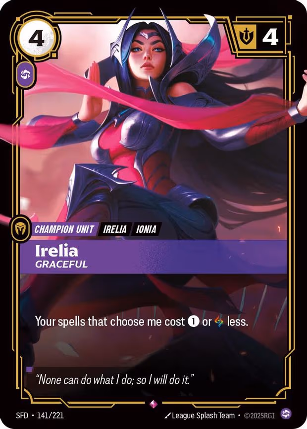Irelia - Graceful - Rare (141/221)