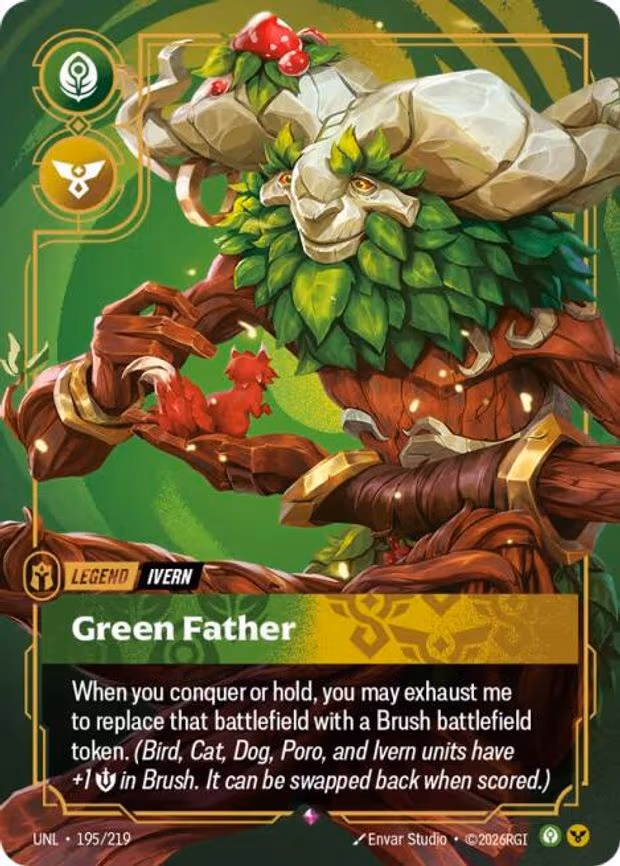 Ivern - Green Father - Rare (195/219)