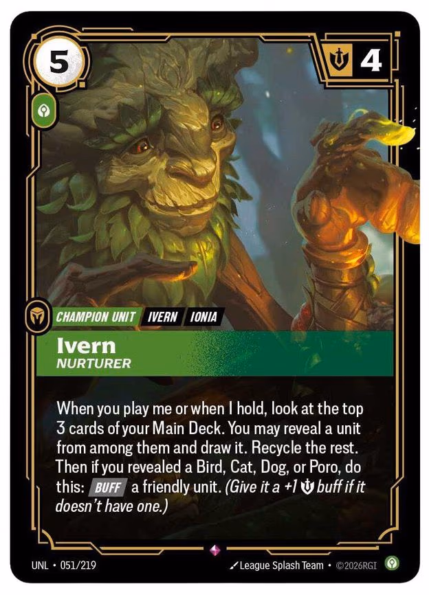 Ivern - Nurturer - Rare (051/219)