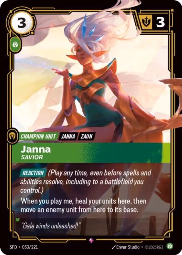 Janna - Savior - Rare (053/221)