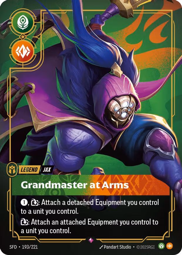 Jax - Grandmaster At Arms - Rare (193/221)