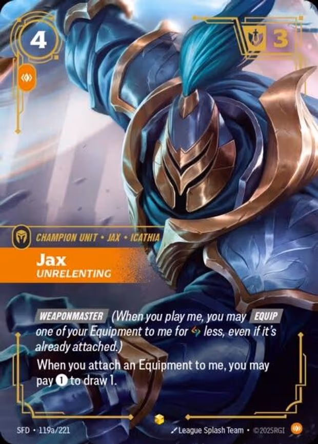 Jax - Unrelenting - Showcase (119a/221)