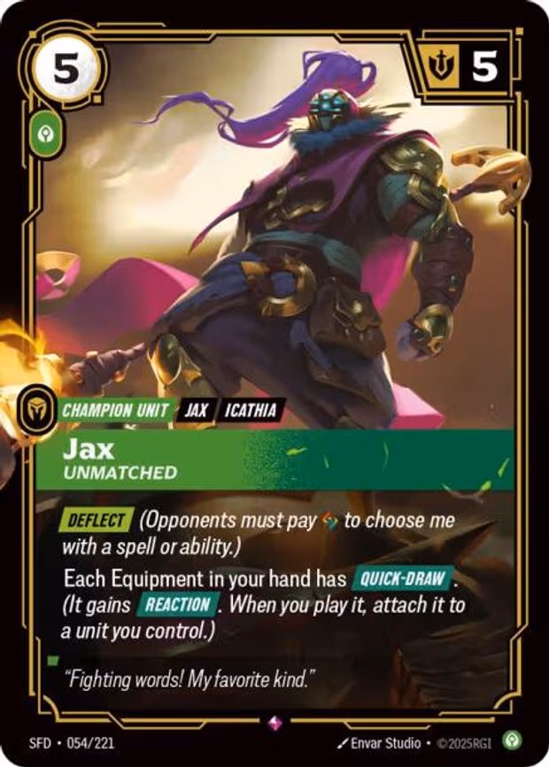 Jax - Unmatched - Rare (054/221)