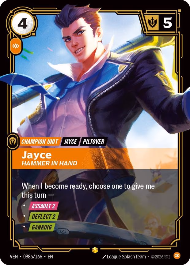 Jayce - Hammer in Hand - Rare (088a/166)