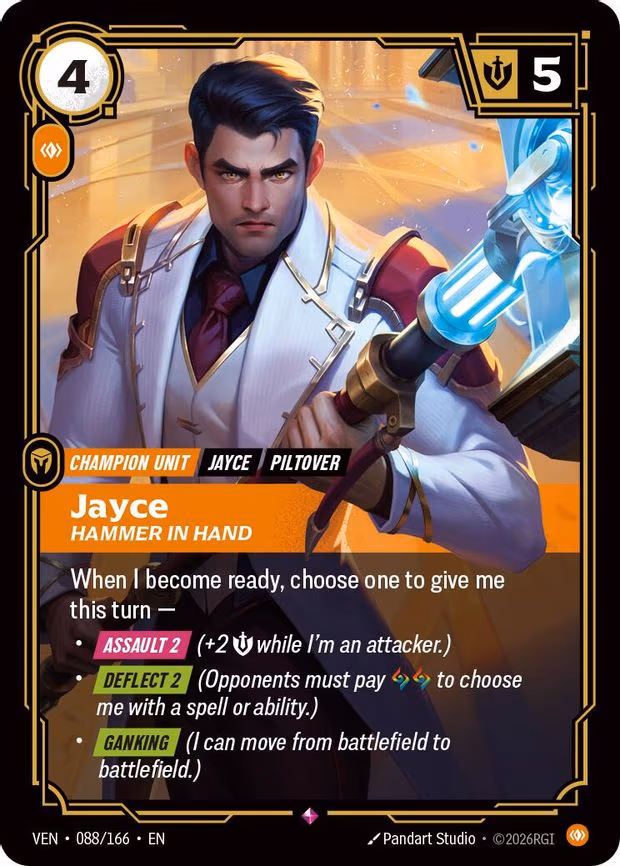 Jayce - Hammer in Hand - Rare (088/166)