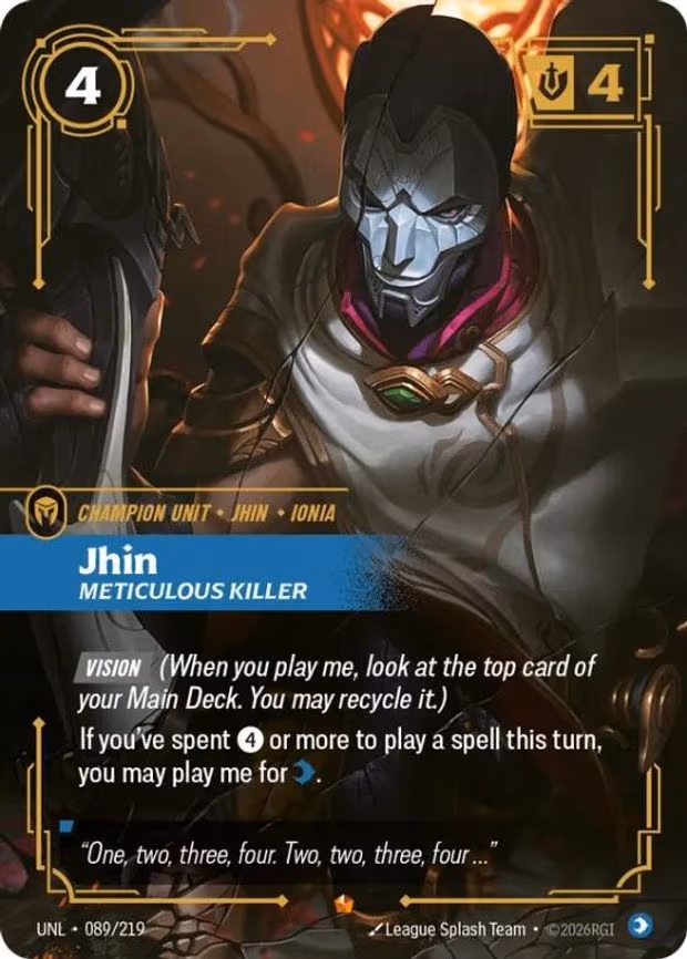 Jhin - Meticulous Killer - Epic (089/219)