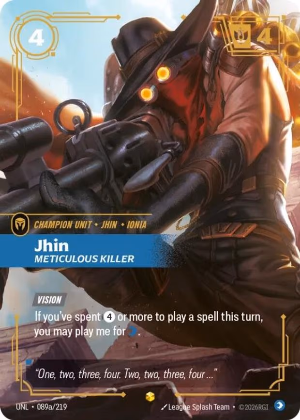 Jhin - Meticulous Killer - Showcase (089a/219)