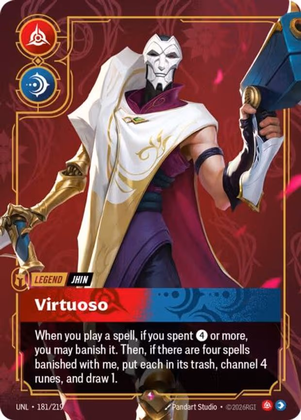 Jhin - Virtuoso - Rare (181/219)