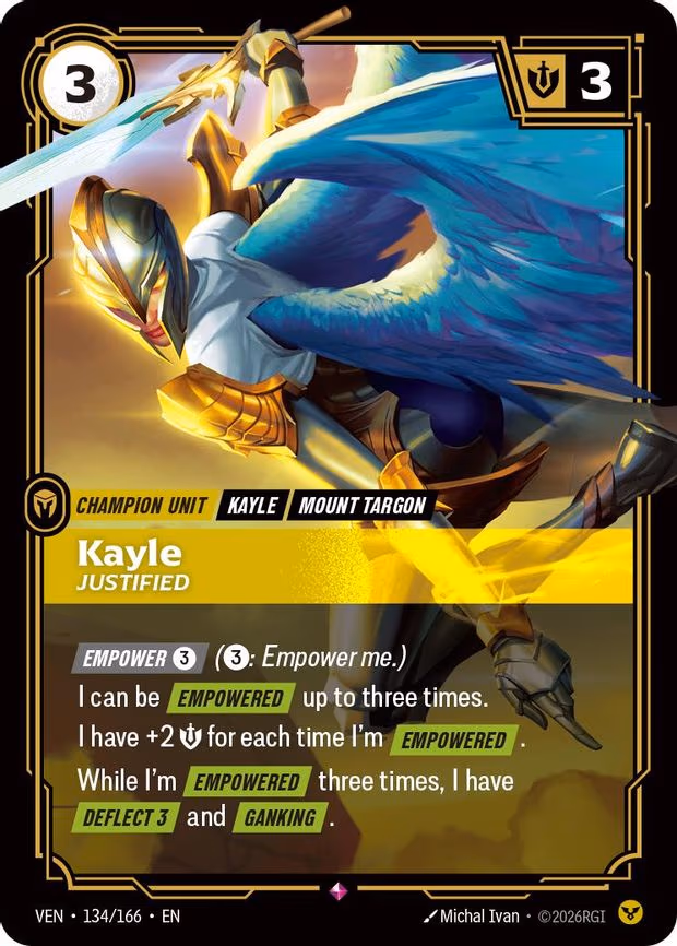 Kayle - Justified - Rare (134/166)