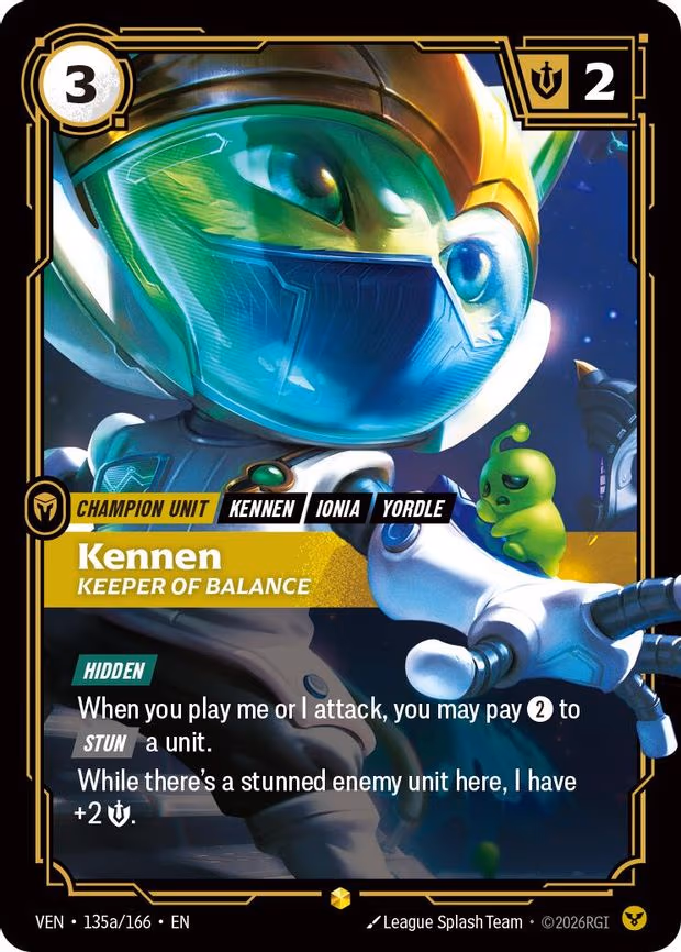 Kennen - Keeper of Balance - Rare (135a/166)