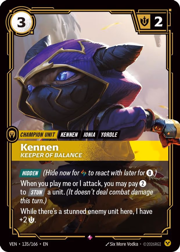 Kennen - Keeper of Balance - Rare (135/166)