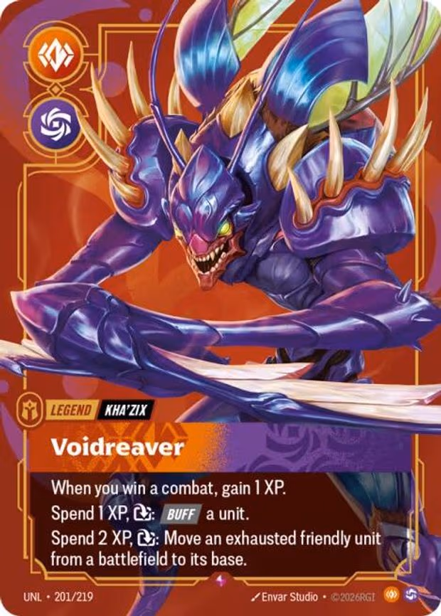 Kha'Zix - Voidreaver - Rare (201/219)