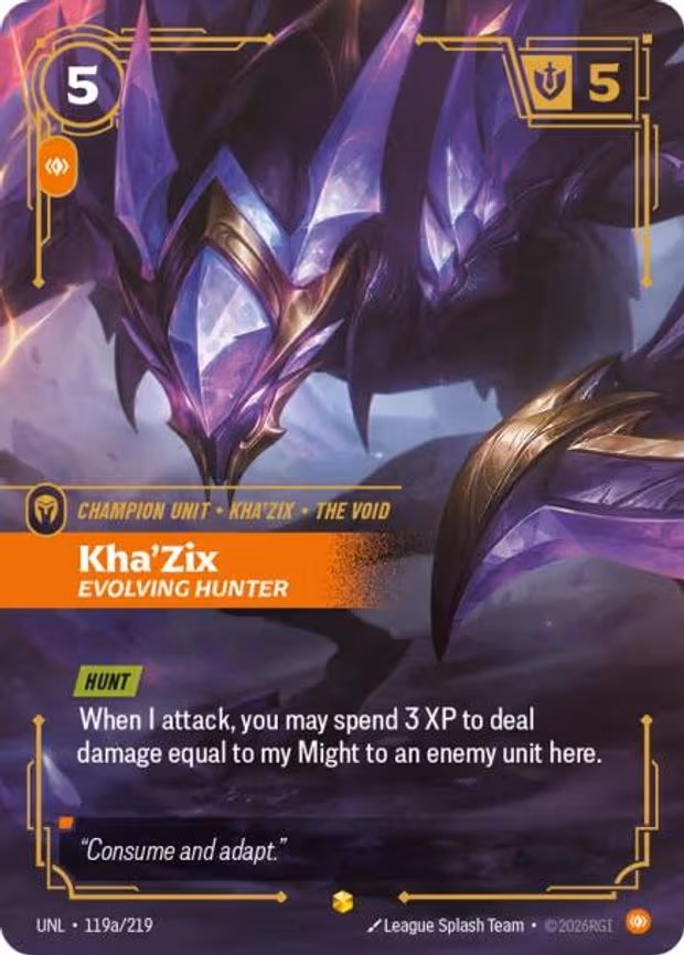 Kha'Zix - Evolving Hunter - Showcase (119a/219)