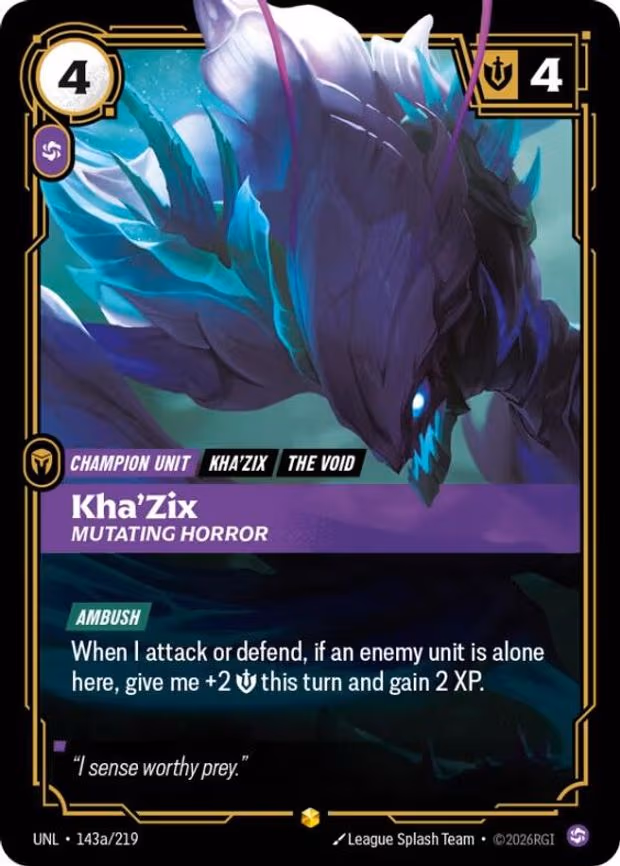 Kha'Zix - Mutating Horror - Showcase (143a/219)