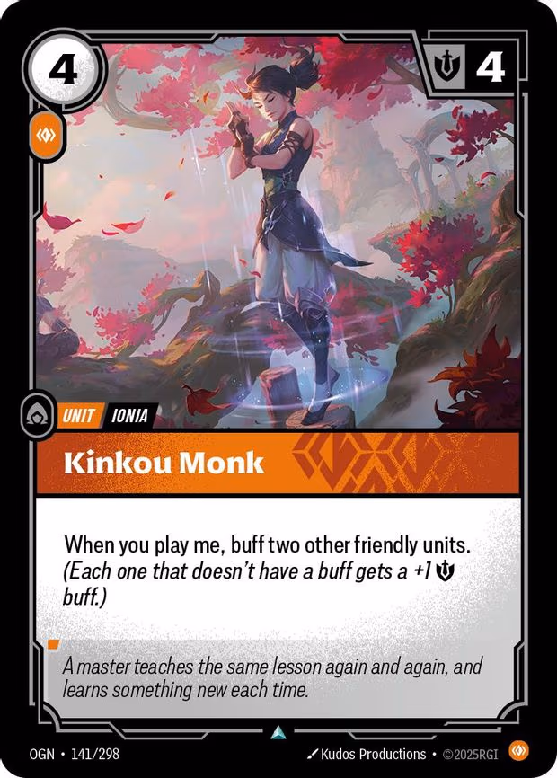 Kinkou Monk - Uncommon (141/298)
