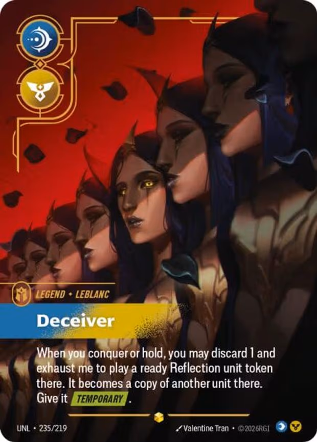 LeBlanc - Deceiver (Overnumbered) - Showcase (235/219)