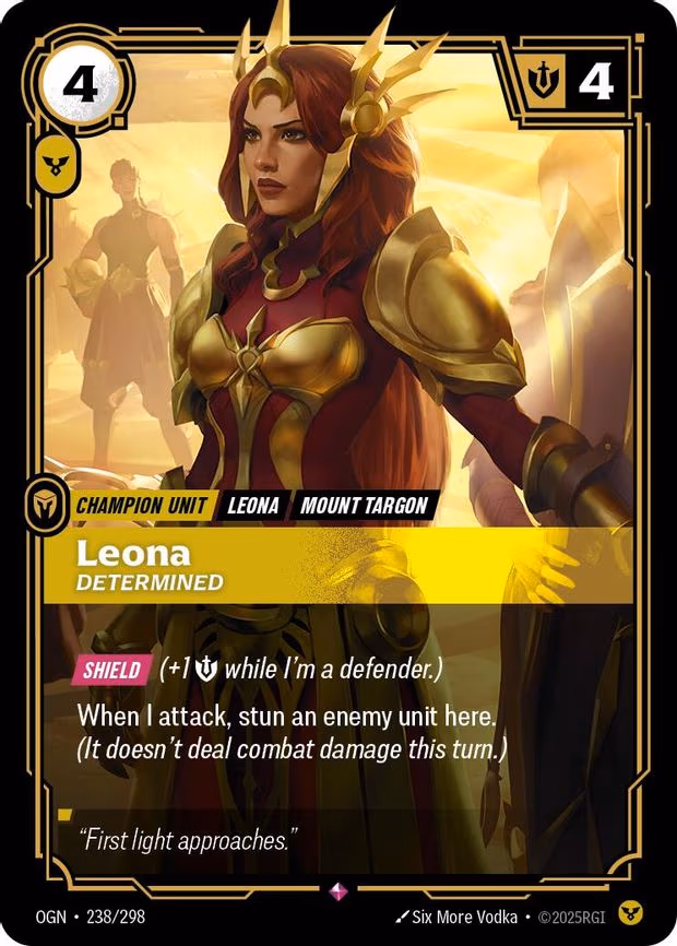 Leona - Determined - Rare (238/298)