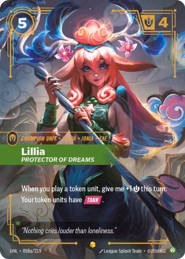 Lillia - Protector of Dreams - Showcase (058a/219)